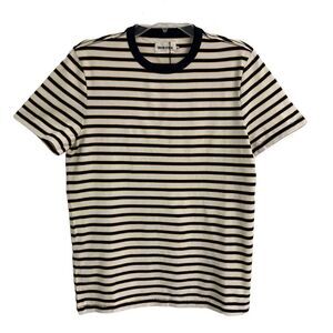 Taylor Stitch T-shirt Crewneck Mens XS The Organic Cotton Tee In Gold Stripe